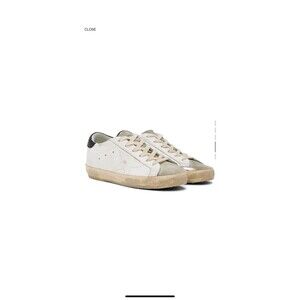 Golden Goose SuperStar Gray Suede & White Leather Sneakers Size 40